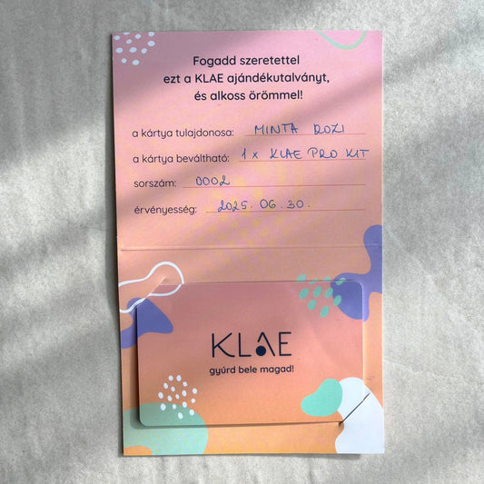 KLAE gift card